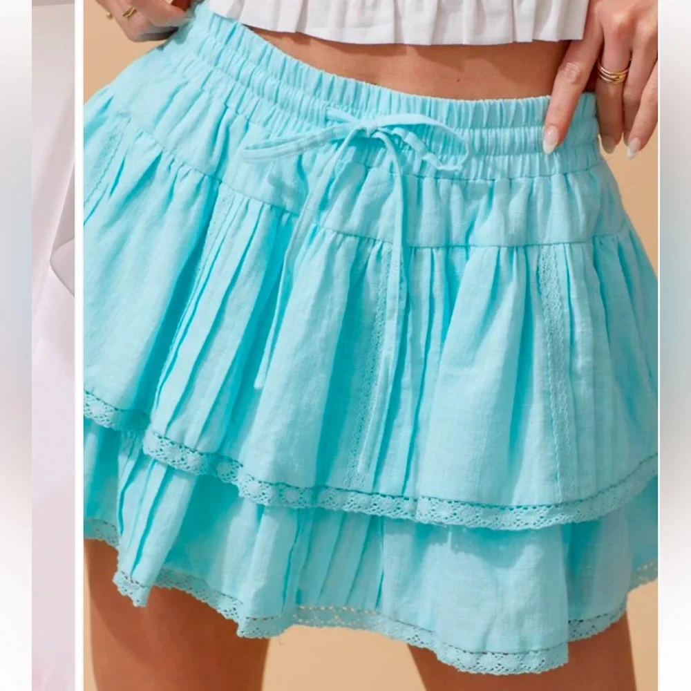 NWT Day + Moon salt water breeze tiered skirt - M - Picture 2 of 11